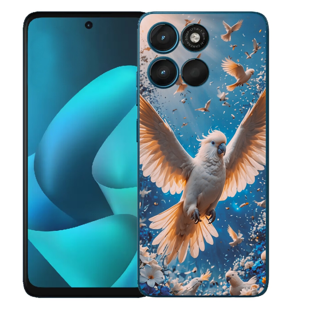 mmCase gélhuzat a Motorola Moto G57 Power-hez – kakadu papagáj