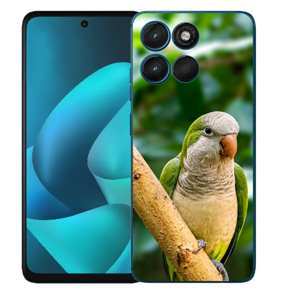 mmCase géltok a Motorola Moto G57 Power-hez – papagáj és szerzetes