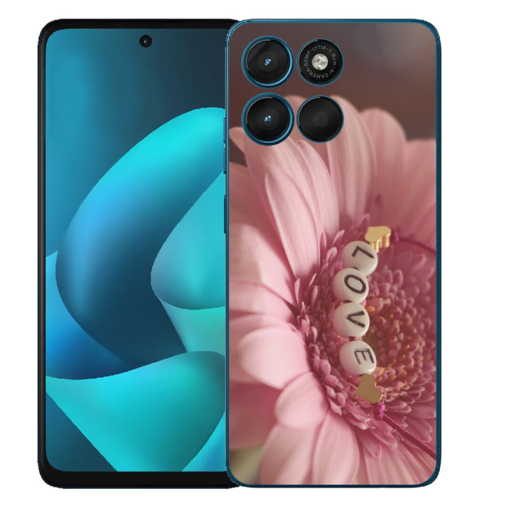 mmCase gél tok a Motorola Moto G57 Power-hez – „love” medál