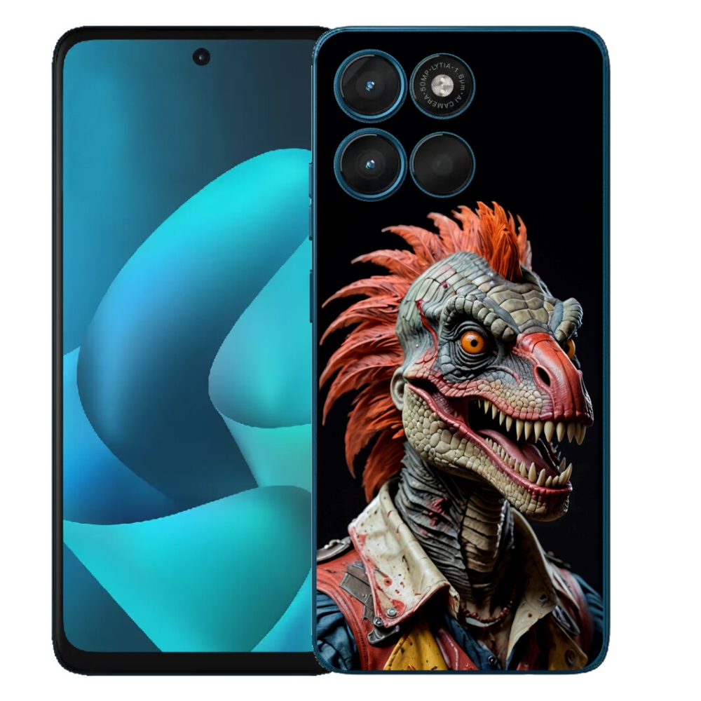 mmCase géltok a Motorola Moto G57 Powerhez – punk dinoszaurusz