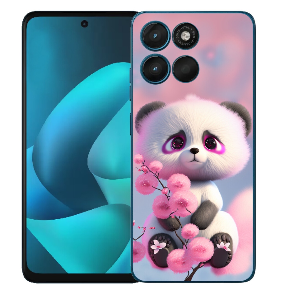 mmCase géltok a Motorola Moto G57 Power-hez – aranyos panda 1
