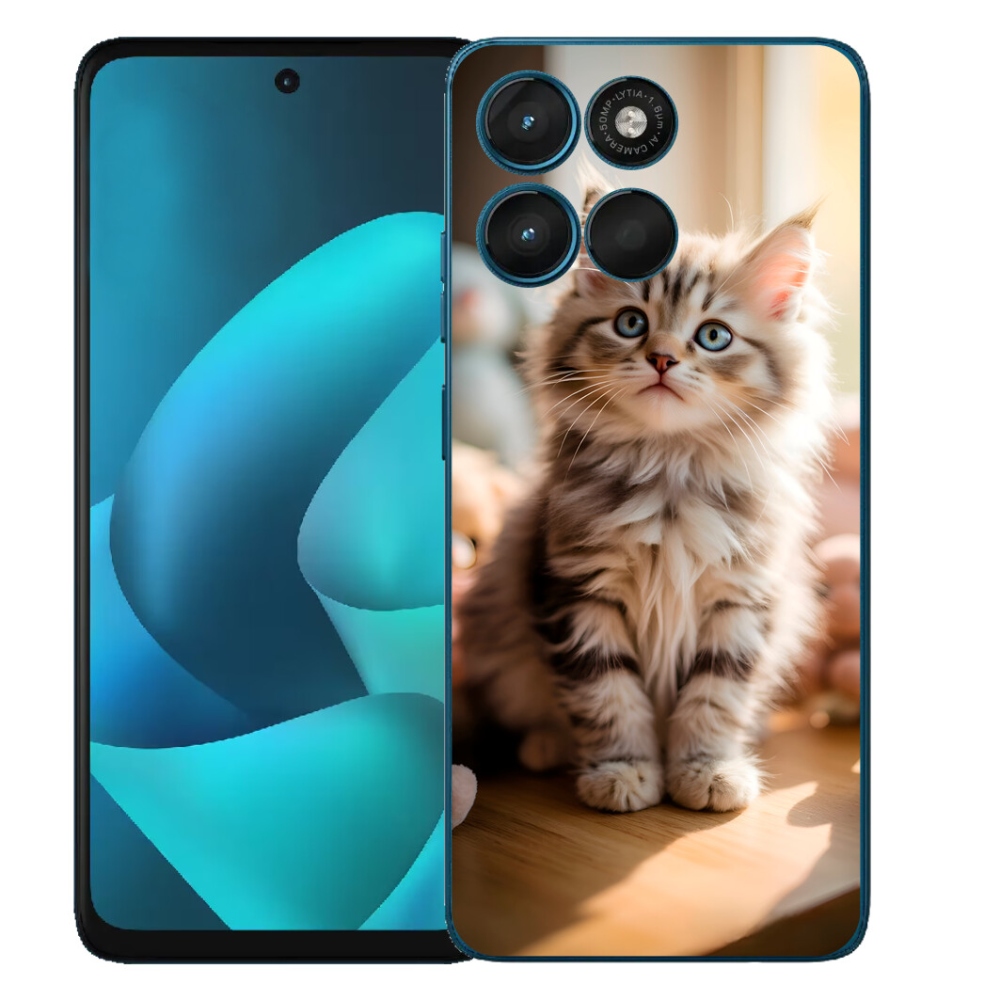 mmCase gél tok a Motorola Moto G57 Power-hez – aranyos cica 10