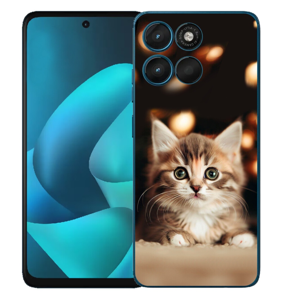 mmCase gél tok a Motorola Moto G57 Power-hez – aranyos cica 2