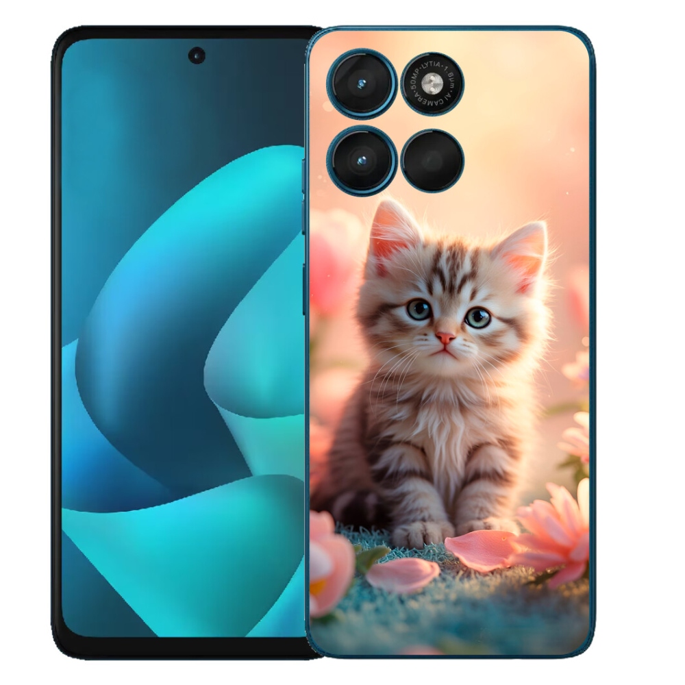 mmCase gél tok a Motorola Moto G57 Power-hez – aranyos cica 8