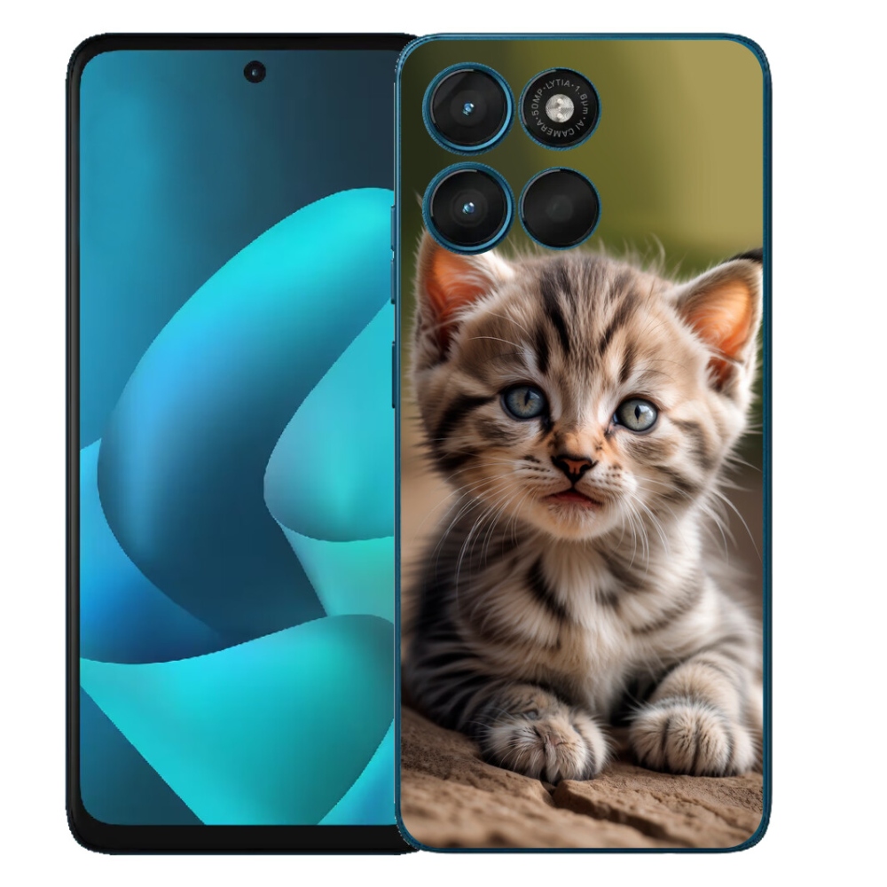 mmCase gél tok a Motorola Moto G57 Power-hez – aranyos cica 9