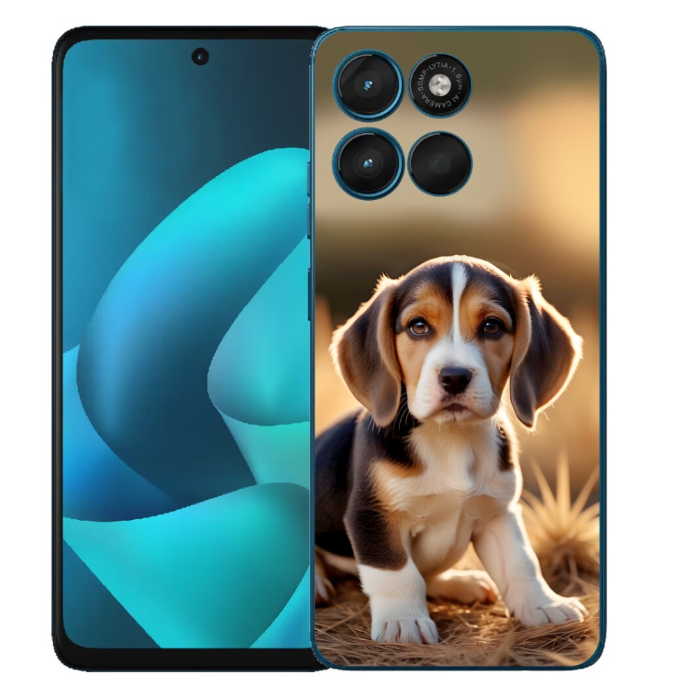 mmCase gél tok a Motorola Moto G57 Power-hez – aranyos beagle