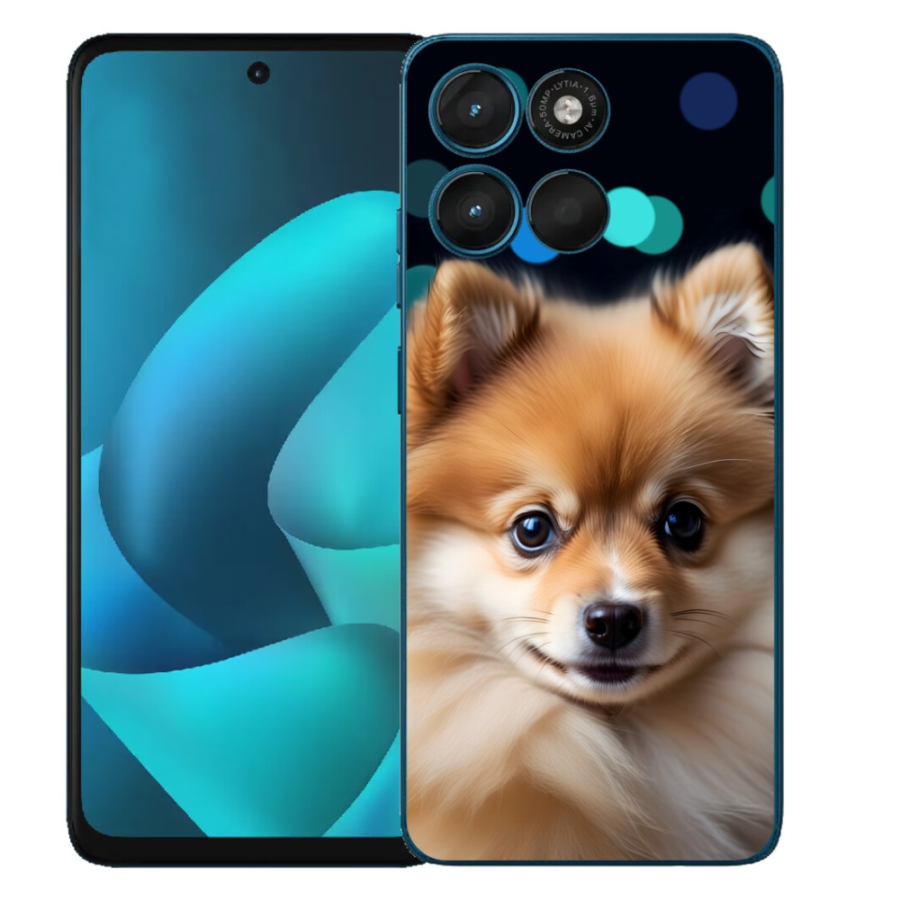 mmCase gél tok a Motorola Moto G57 Power-hez – aranyos pomerániai kutyus