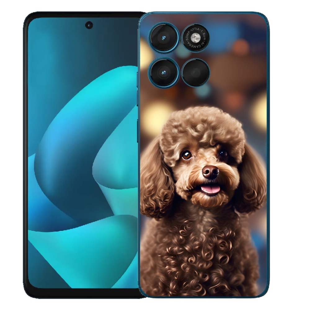 mmCase gél tok a Motorola Moto G57 Power-hez – aranyos pudli