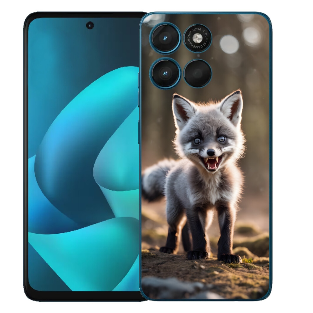 mmCase gél tok a Motorola Moto G57 Power-hez – dühös róka