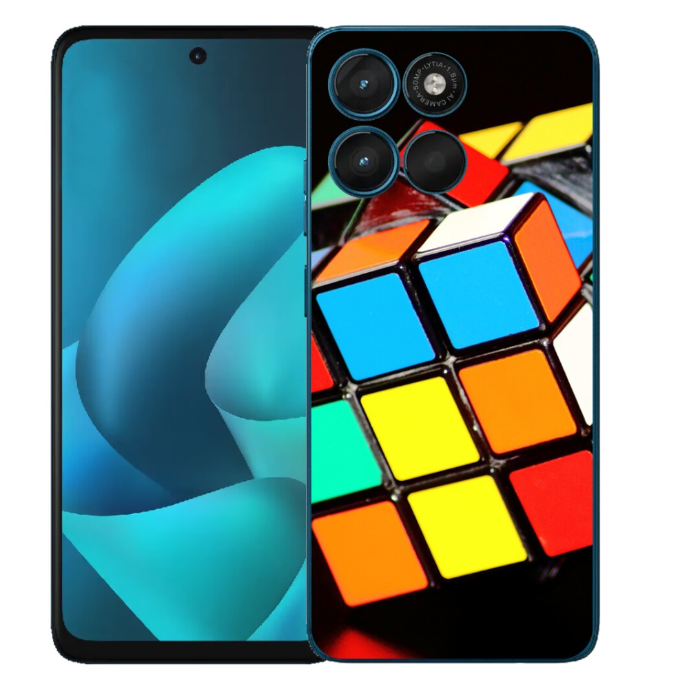 mmCase gél tok a Motorola Moto G57 Power-hez – Rubik-kocka