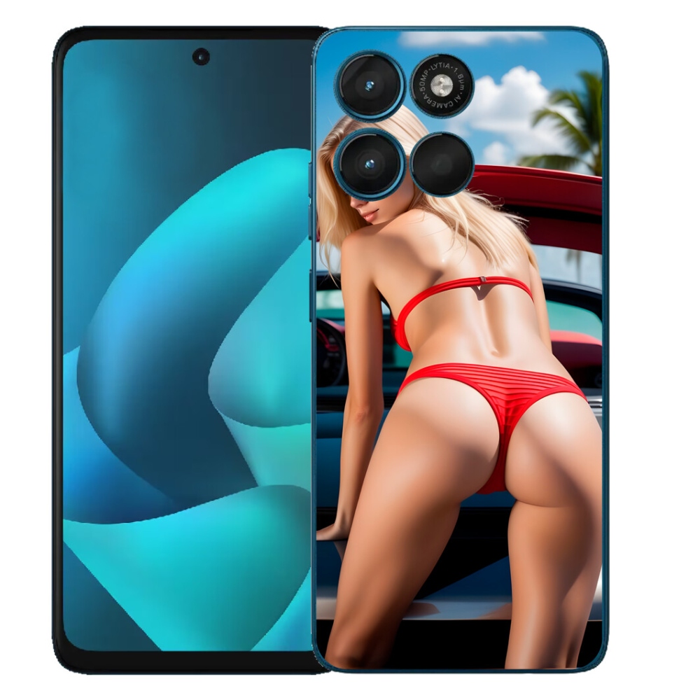 mmCase gélhuzat a Motorola Moto G57 Power-hez – szexi nő 2