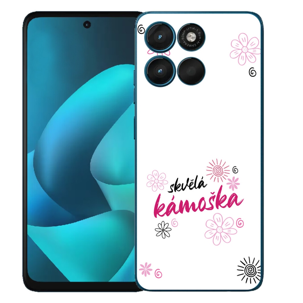 A mmCase gél tok a Motorola Moto G57 Power-hez – remek társ a fehér háttérhez