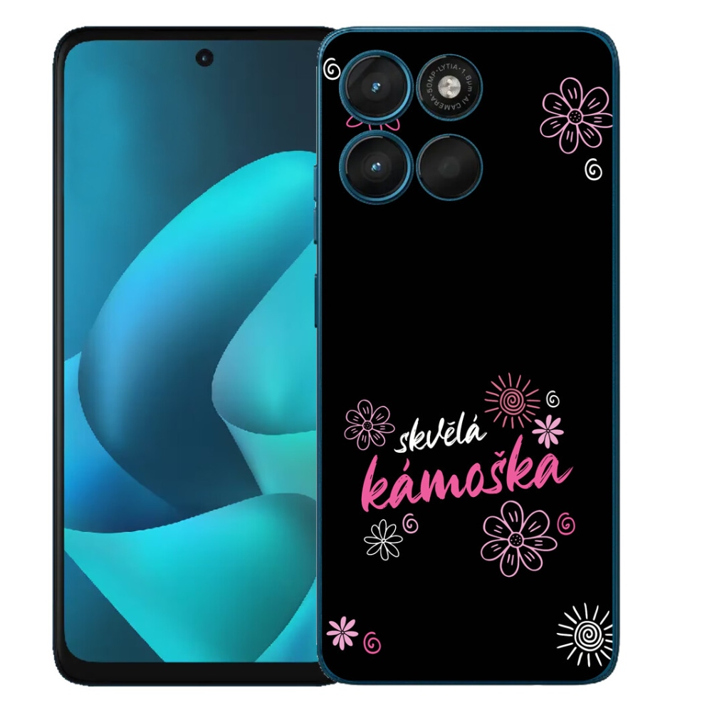 mmCase gél tok a Motorola Moto G57 Power-hez – remek társ a fekete háttérhez