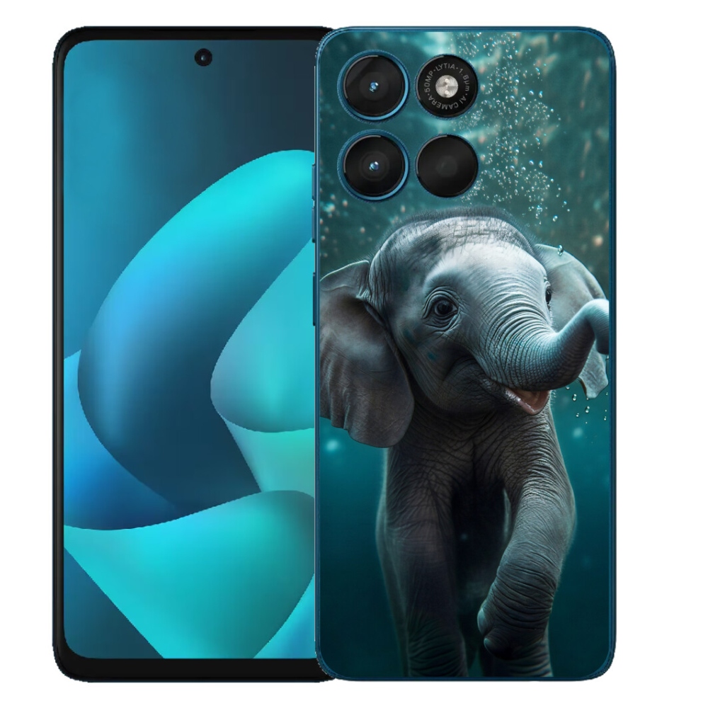 mmCase géltok a Motorola Moto G57 Power-hez – víz alatti elefánt
