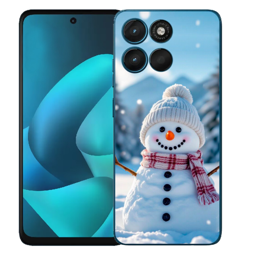 mmCase géltok a Motorola Moto G57 Power-hez – hóember 3