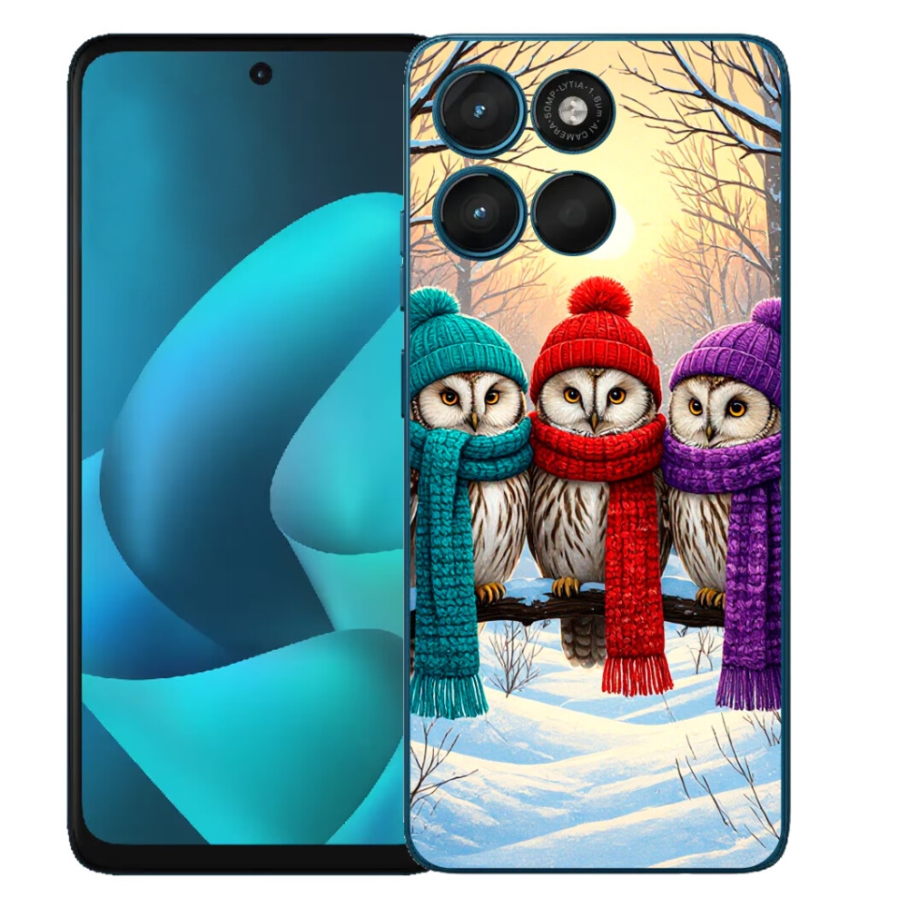 mmCase gélhuzat a Motorola Moto G57 Power-hez – baglyos barátok