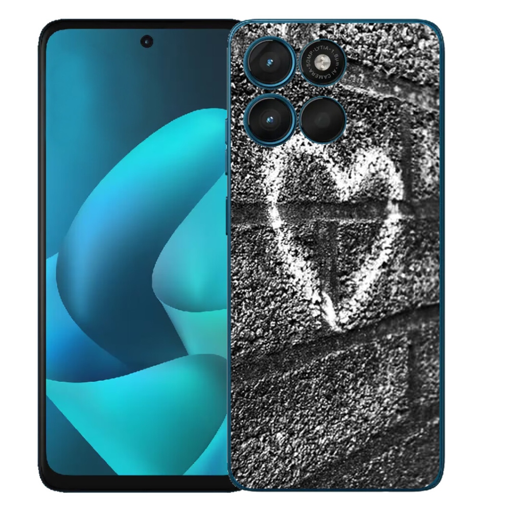 mmCase géltok a Motorola Moto G57 Power-hez – szív a falon