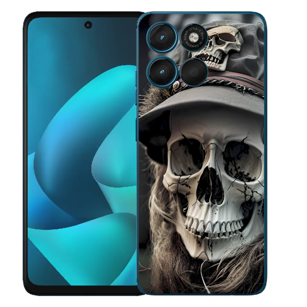 mmCase géltok a Motorola Moto G57 Powerhez – sötét koponya