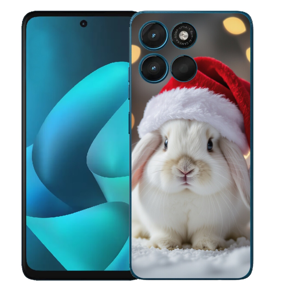 mmCase géltok a Motorola Moto G57 Power-hez – karácsonyi nyuszi