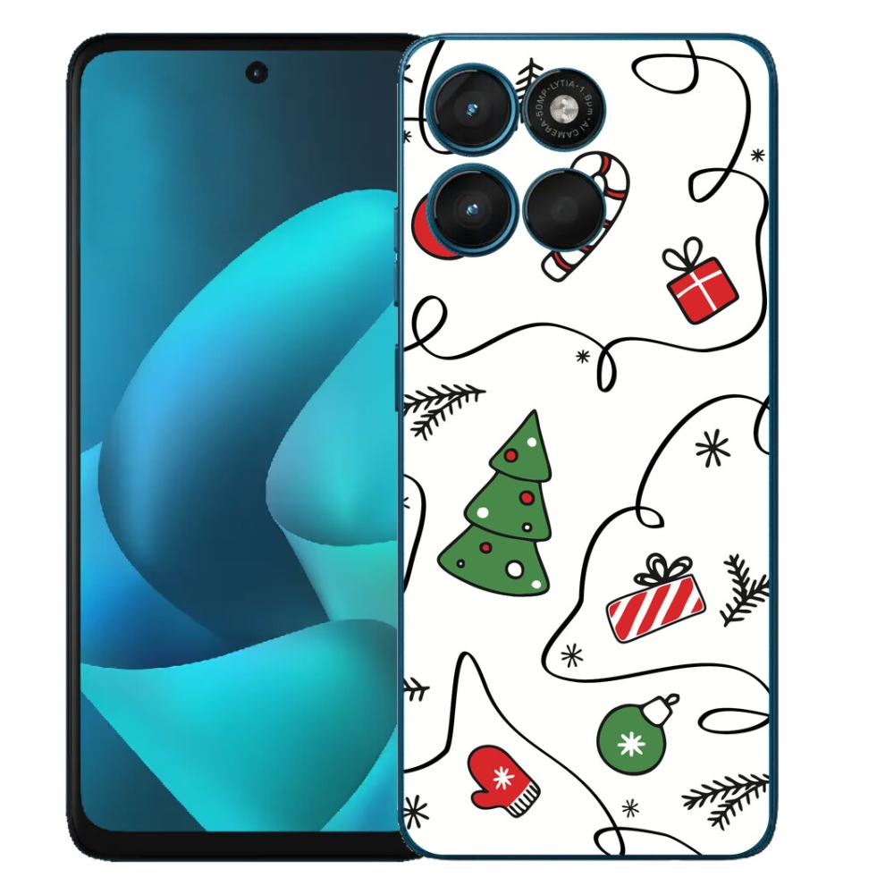 mmCase géltok a Motorola Moto G57 Powerhez – karácsonyi motívumokkal