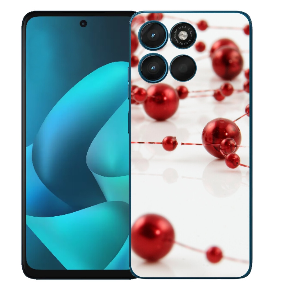 mmCase gél tok a Motorola Moto G57 Power-hez – karácsonyi lánc