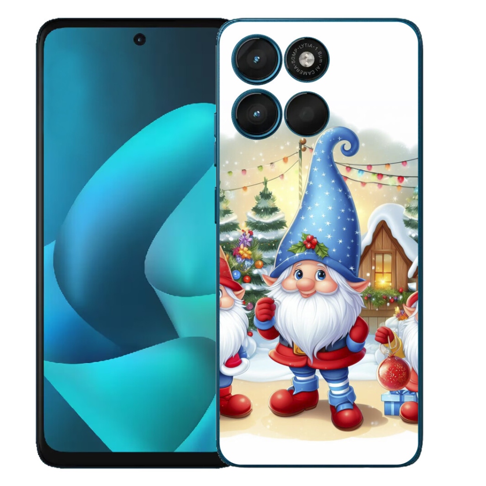 mmCase gél tok a Motorola Moto G57 Power-hez – karácsonyi manók