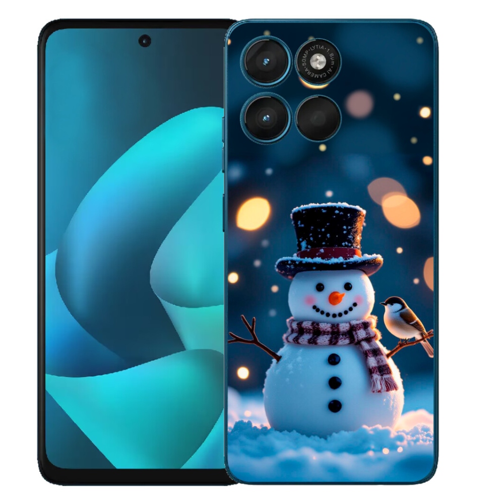 mmCase géltok a Motorola Moto G57 Power-hez – karácsonyi hóember