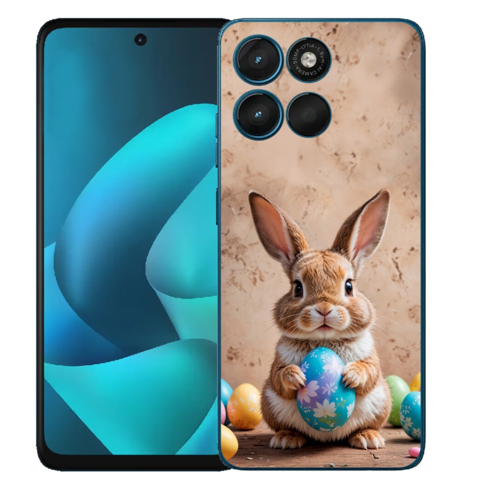 mmCase gél tok a Motorola Moto G57 Power-hez – húsvéti nyuszi