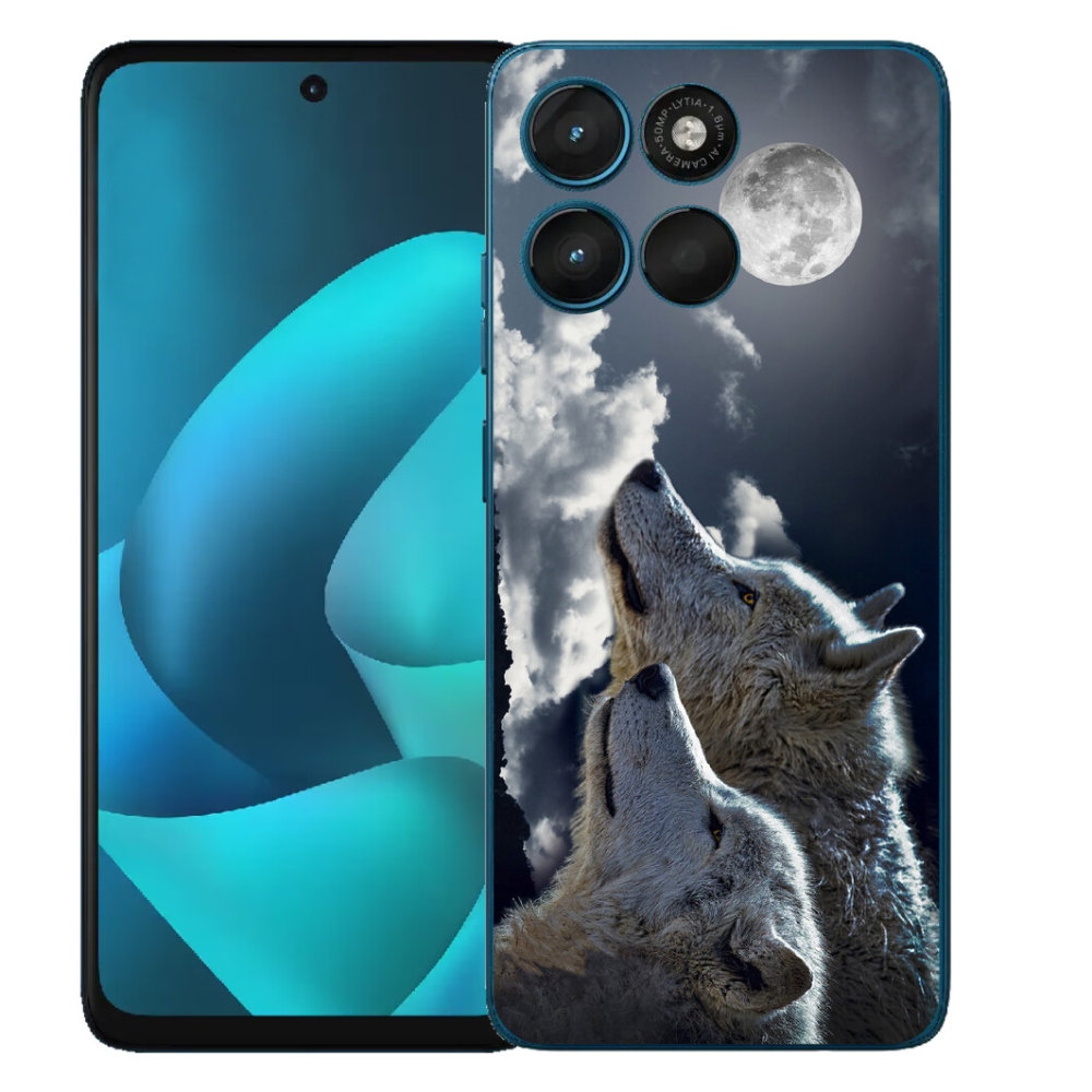 mmCase gél tok a Motorola Moto G57 Power-hez – farkasok