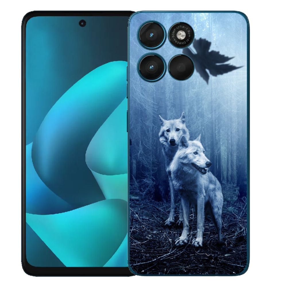 mmCase géltok a Motorola Moto G57 Power-hez – farkasok az erdőben