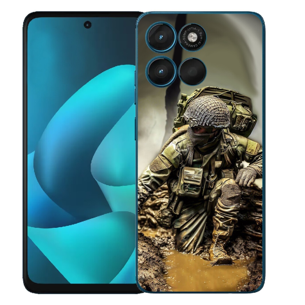 mmCase gél tok a Motorola Moto G57 Power-hez – katona