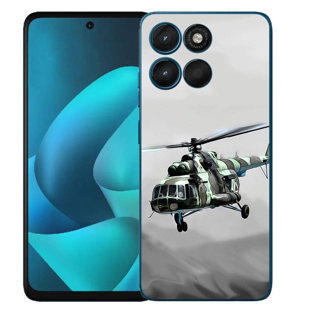 mmCase géltok a Motorola Moto G57 Powerhez – katonai helikopter