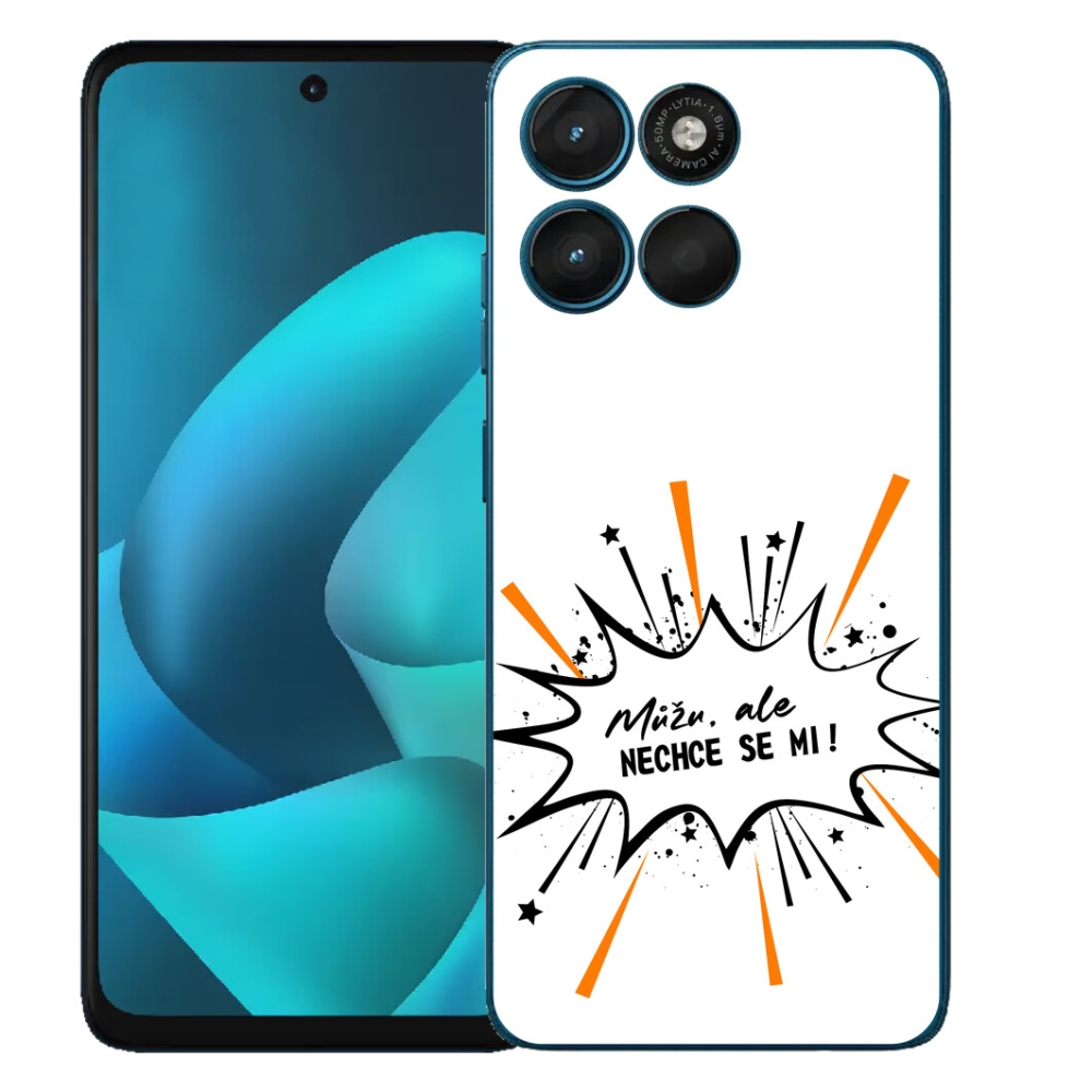 mmCase géltok a Motorola Moto G57 Power-hez – vicces felirat, 11, fehér háttér