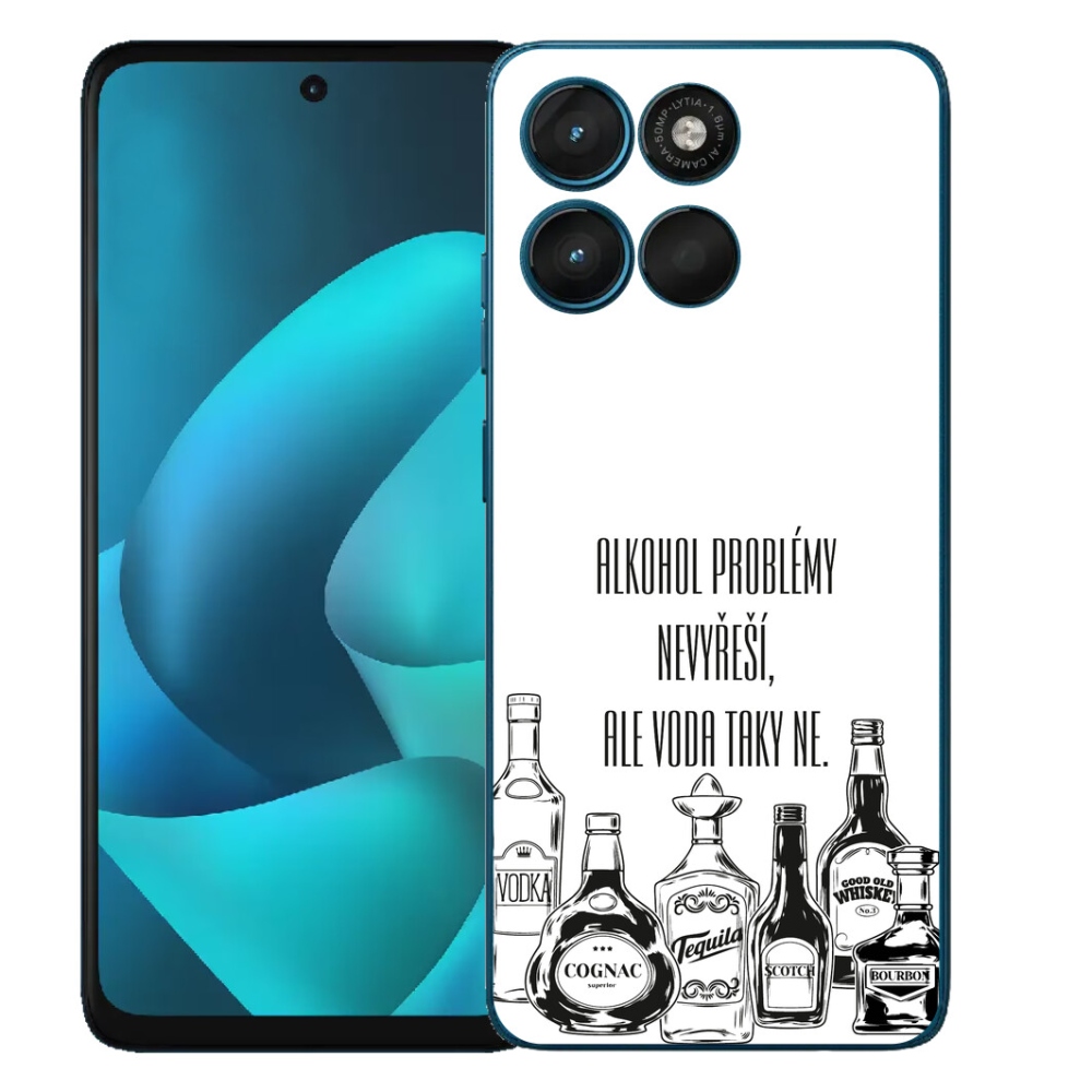 mmCase gél tok a Motorola Moto G57 Power-hez – vicces felirat fehér háttérrel