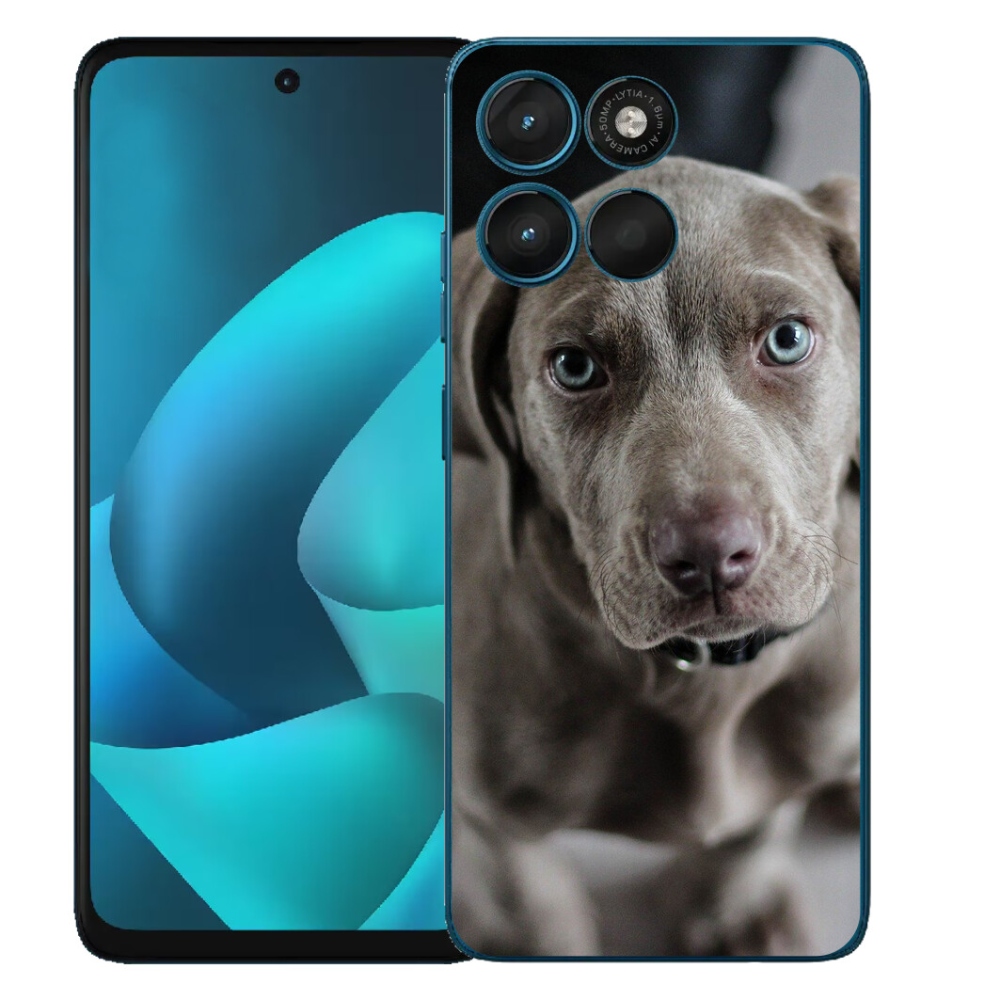 mmCase gél tok a Motorola Moto G57 Power-hez – weimari vizsla