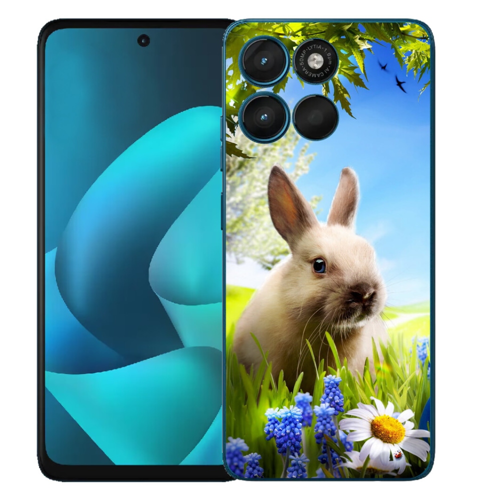 mmCase gél tok a Motorola Moto G57 Power-hez – nyuszi