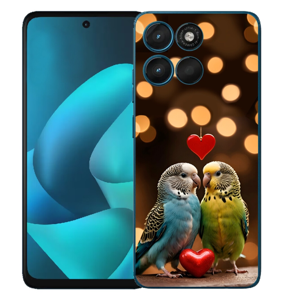 mmCase géltok a Motorola Moto G57 Powerhez – szerelmes papagájok