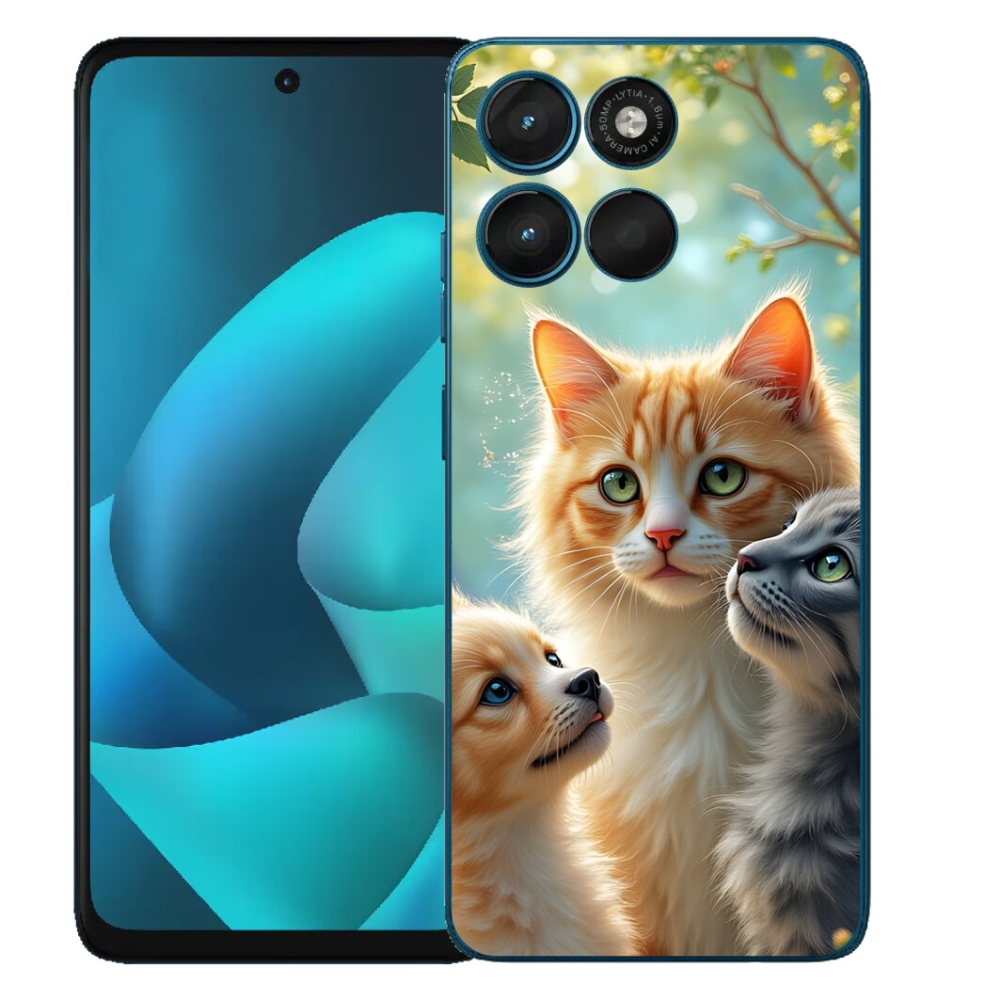 mmCase gélhuzat a Motorola Moto G57 Power-hez – Állati barátság 2