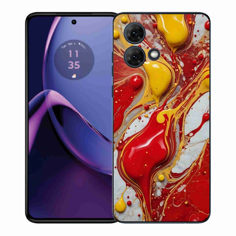 Zselés borítás mmCase Motorola Moto G84 5G - absztrakt motívum 42