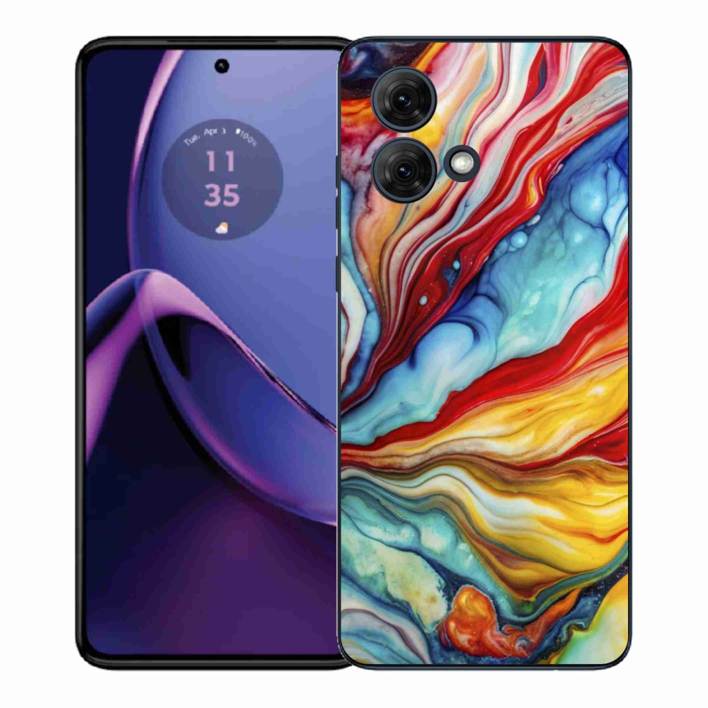 Zselés borítás mmCase Motorola Moto G84 5G - absztrakt motívum 58