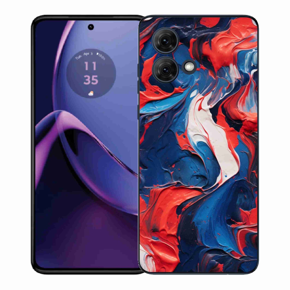 Gél borítás mmCase a Motorola Moto G84 5G számára - absztrakt motívum 7