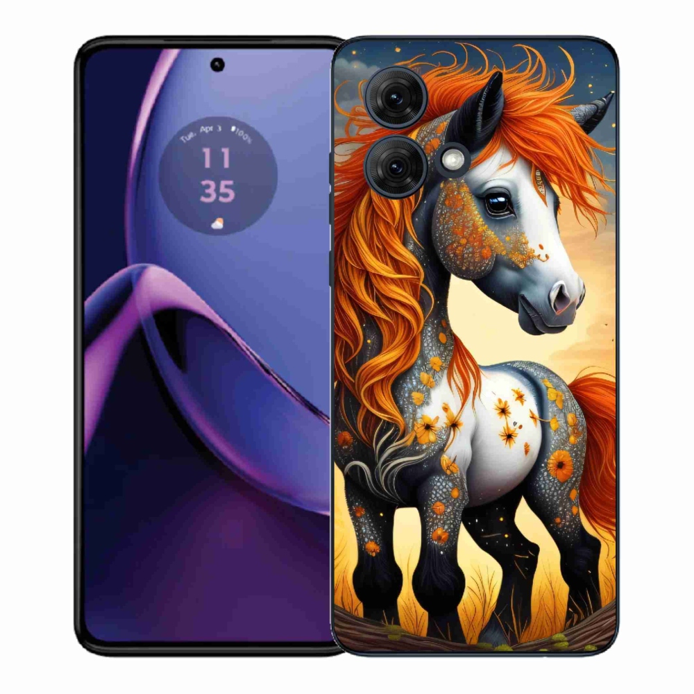 Zselés borítás mmCase Motorola Moto G84 5G - színes pónifogashoz