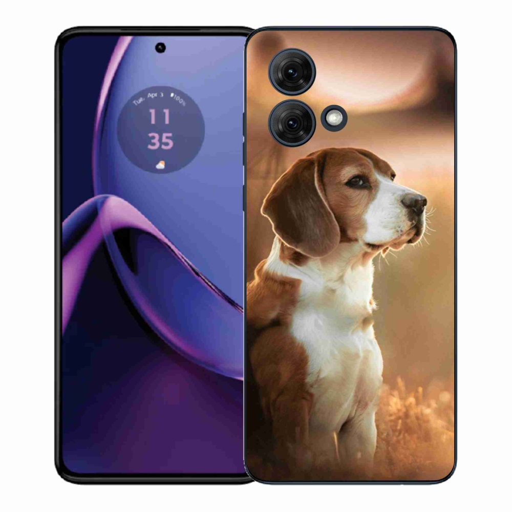 Gél védőburkolat mmCase Motorola Moto G84 5G - bézs színben