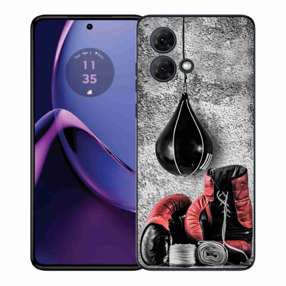 Gél borítás mmCase a Motorola Moto G84 5G-hez - bokszzsák és kesztyű