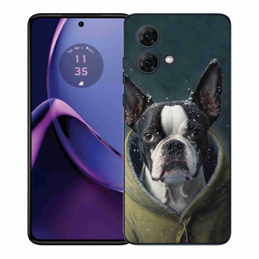 Gél védőburkolat mmCase Motorola Moto G84 5G - bulldog