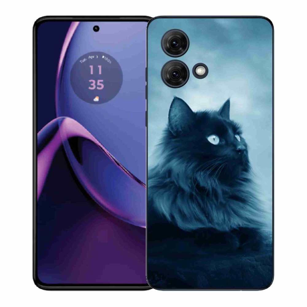Zselés borítás mmCase Motorola Moto G84 5G - fekete kat 1