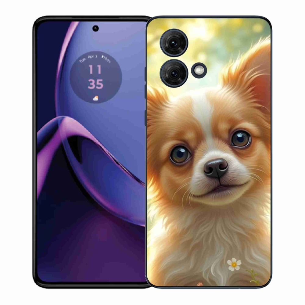 Gél védőburkolat mmCase a Motorola Moto G84 5G - chihuahua 5 számára