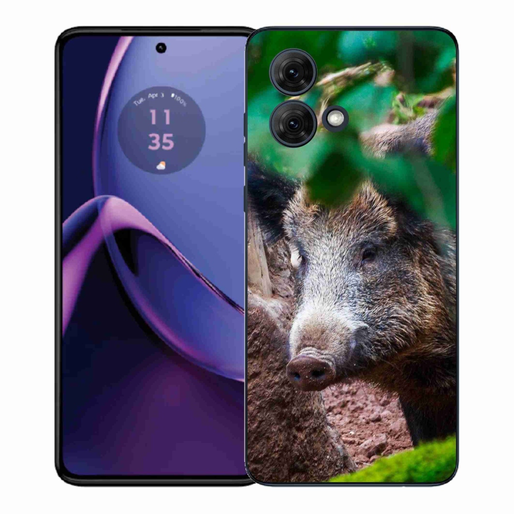 Zselés borítás mmCase Motorola Moto G84 5G - vaddisznóhoz