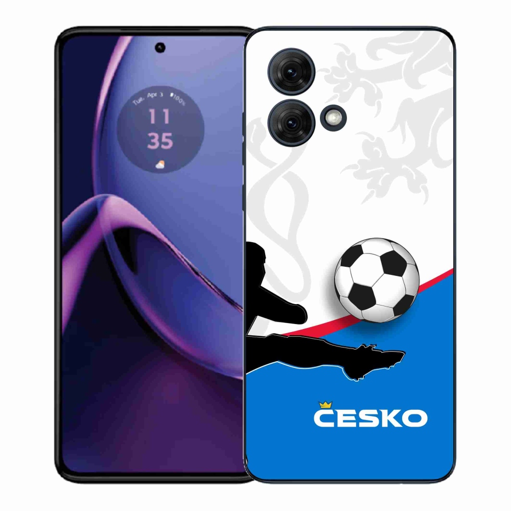 Gél védőburkolat mmCase a Motorola Moto G84 5G - foci Csehország 3