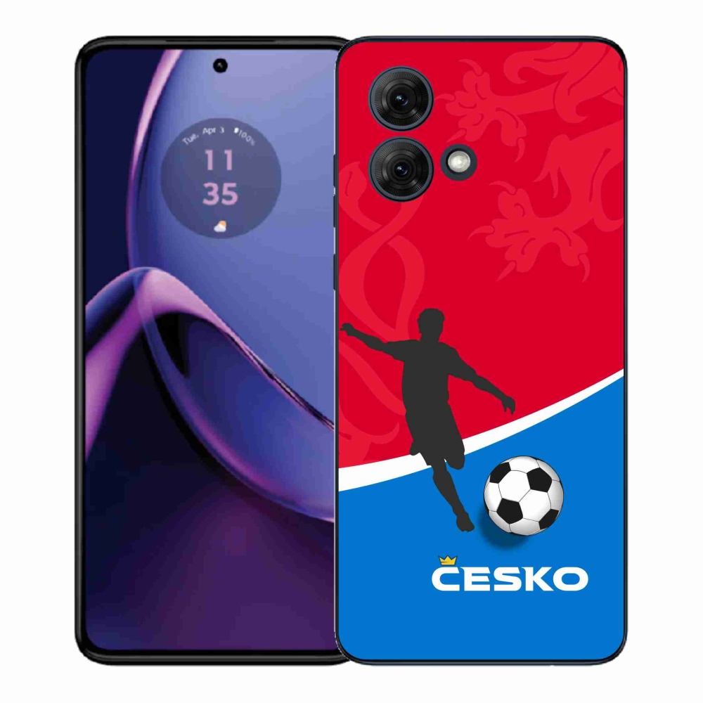 Gél védőhuzat mmCase Motorola Moto G84 5G - foci Magyarország
